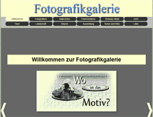 Tablet Screenshot of fotografikgalerie.de